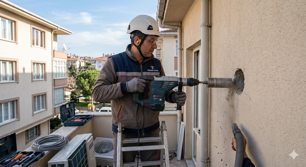 Klima Deliği Açma hizmet görseli